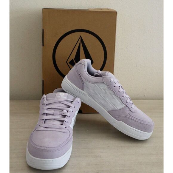 Volcom Workwear Women’s Sz 9M Orchid/White Hybrid EH Comp Toe Work Shoes - Picture 1 of 11